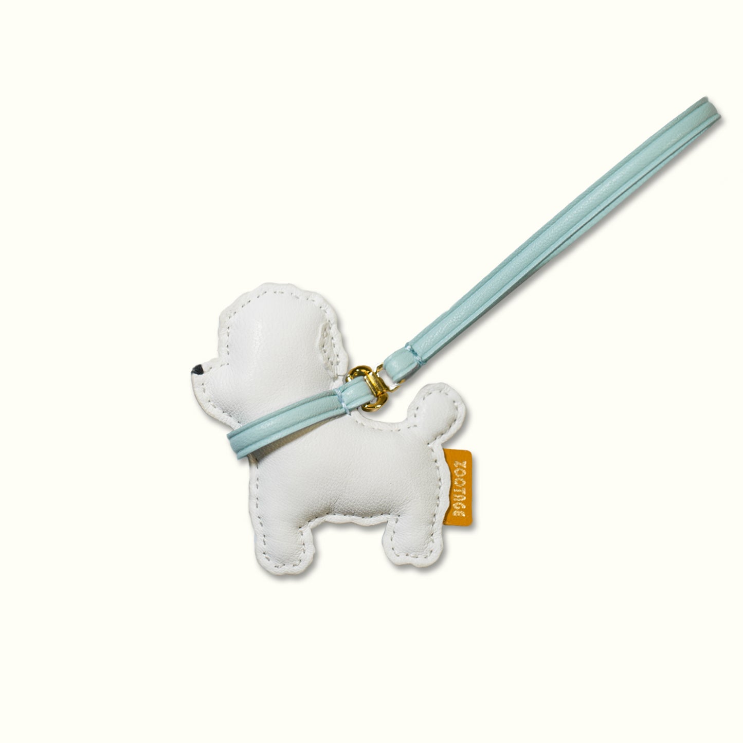 Bichon Frise Leather Connection Charm