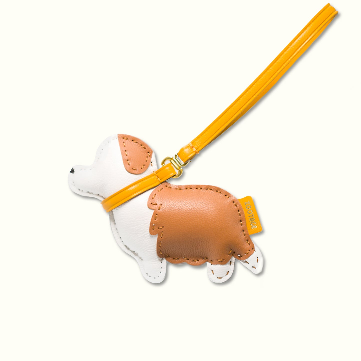 Border Collie Leather Connection Charm