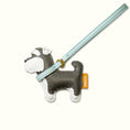 Load image into Gallery viewer, Schnauzer Leather Connection Charm
