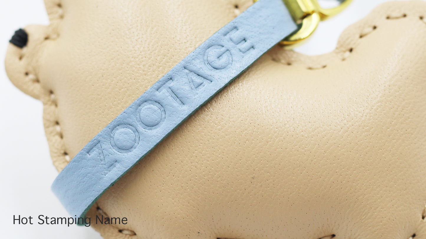 Border Collie Leather Connection Charm