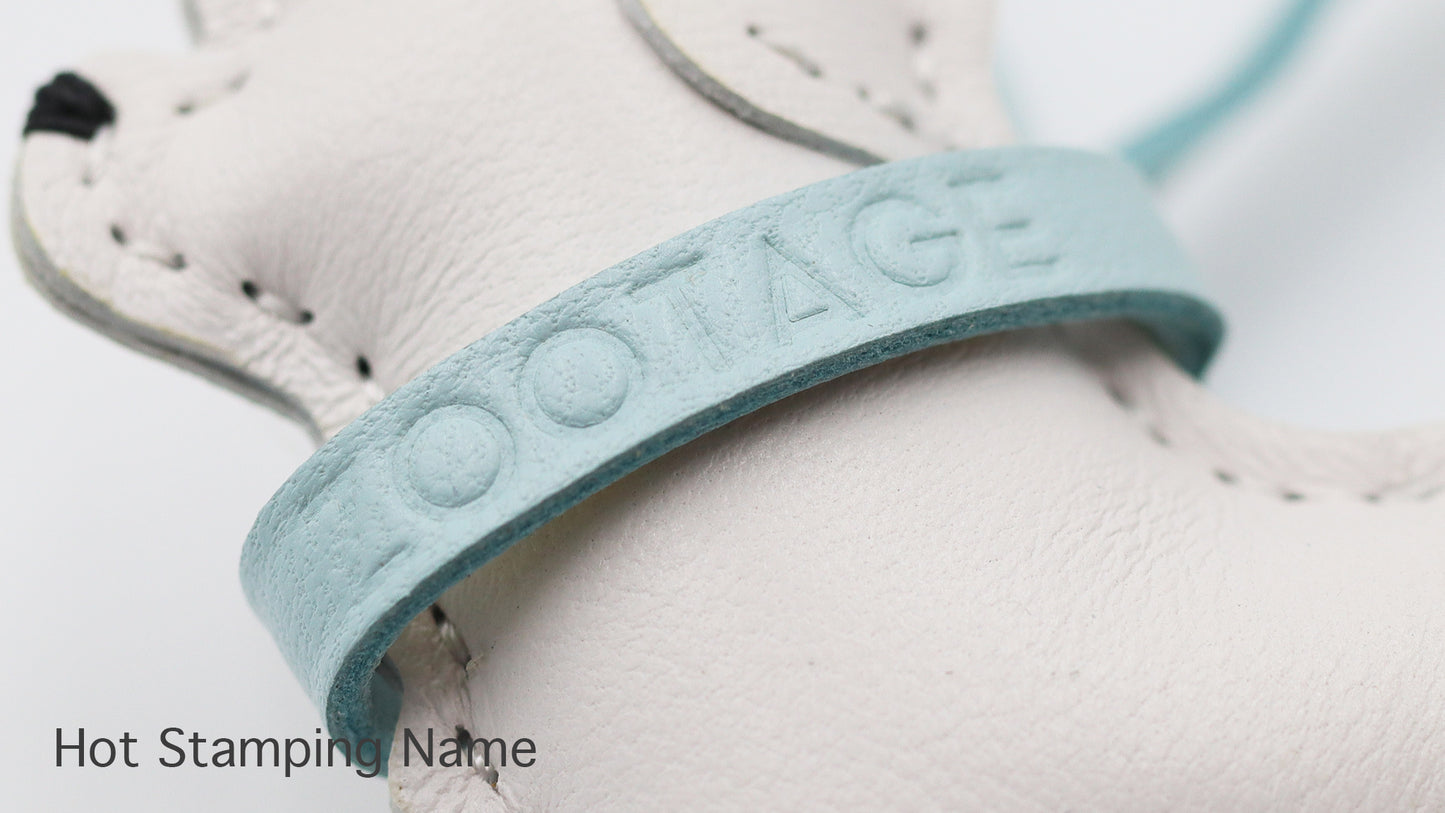 Bichon Frise Leather Connection Charm