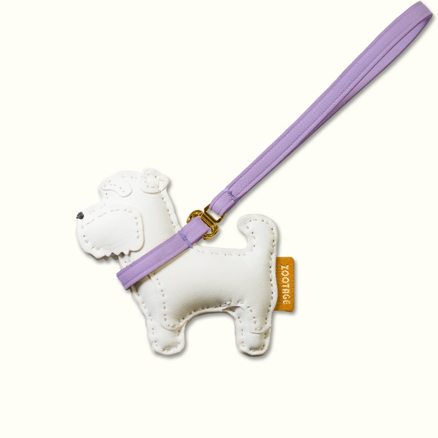 シュナウザー レザーコネクションチャーム