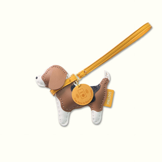 Beagle Leather Connection Charm