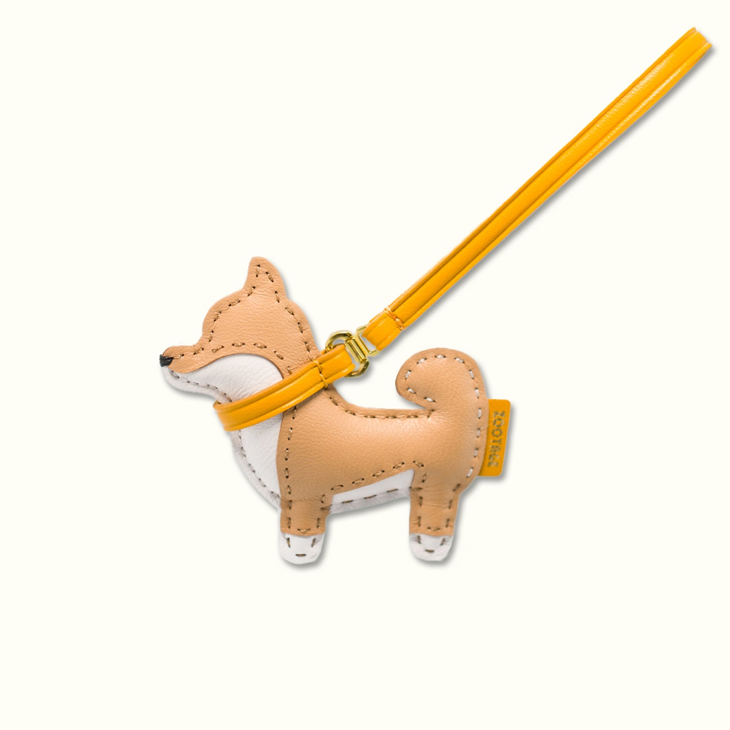 柴犬 レザーコネクションチャーム