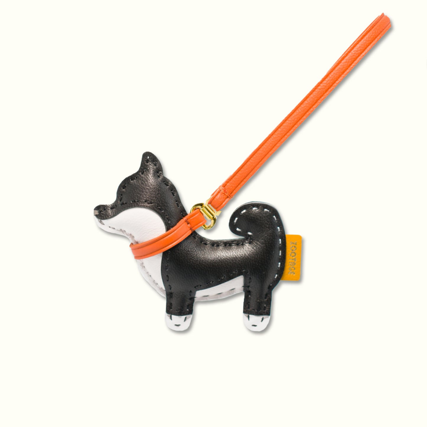 柴犬 レザーコネクションチャーム