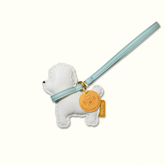 Bichon Frise Leather Connection Charm