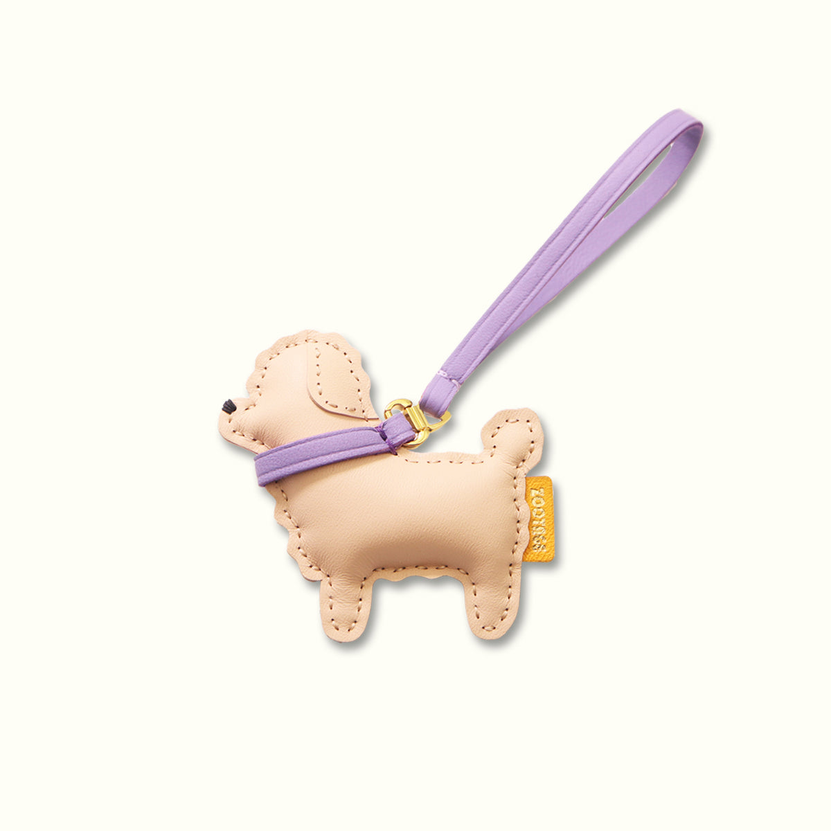 Poodle Leather Connection Charm