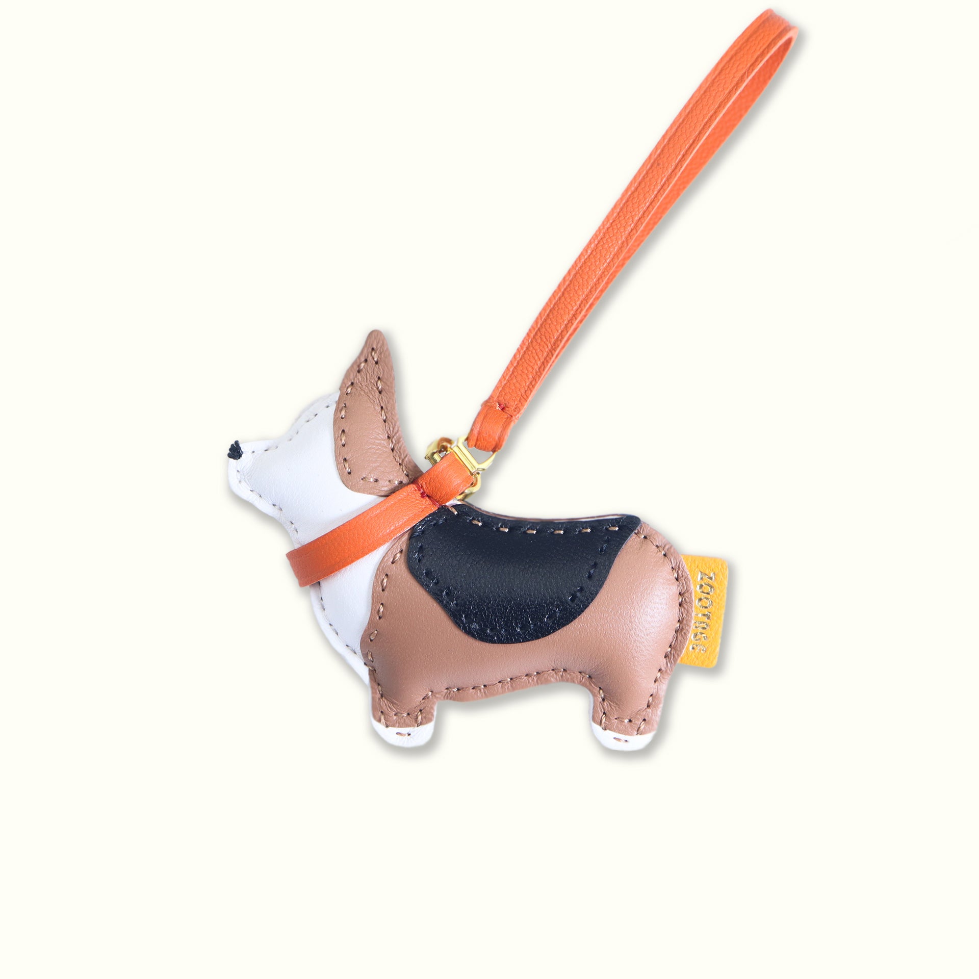 Corgi Leather Bag Charm | Zootage