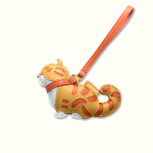 Ginger Cat Leather Connection Charm