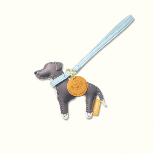 Greyhound Leather Connection Charm