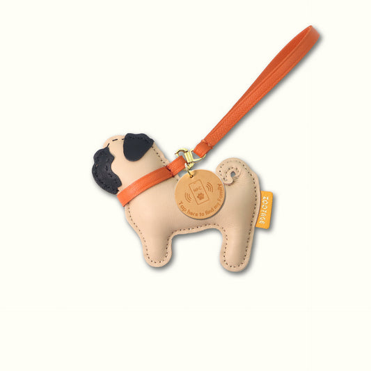 Pug Leather Connection Charm
