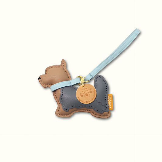 Yorkshire Terrier (Long Hair No braid) Leather Connection Charm